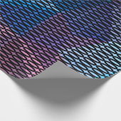 Abstract, meerkleurig patroon, netpatroon, kant cadeaupapier (Hoek)