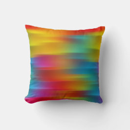 Abstract Meerkleurig Sierkussen