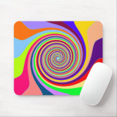 Abstract Meerkleurig Wervelend Muismat (Met muis)