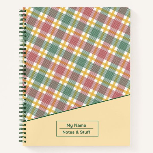 Abstract meetbaar Notitieboek (Voorkant)