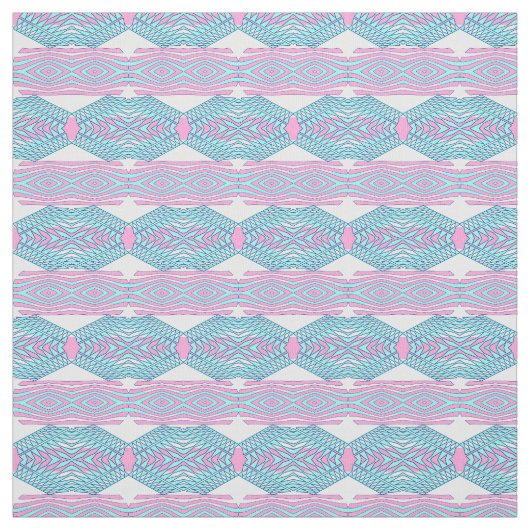 Abstract meetkundig boho-patroon stof (Swatch)