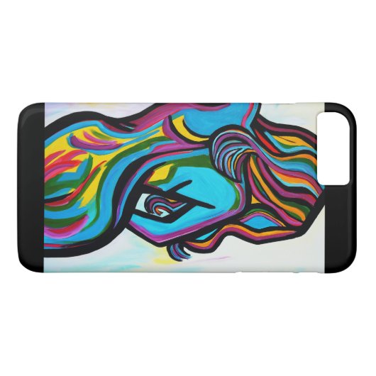 ABSTRACT MEISJE 2 Case-Mate iPhone CASE (Achterkant (Horizontaal))