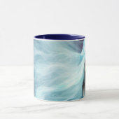 Abstract Meisje met Golvend Haar Mok (Midden)