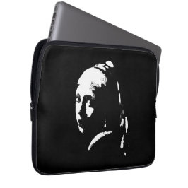 Abstract Meisje met Pearl Earring Laptop Sleeve