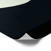 Abstract meisje op tablet 4 poster (Hoek)