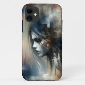 Abstract Meisje Schilderen Case-Mate iPhone Case (Achterkant)