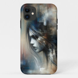 Abstract Meisje Schilderen Case-Mate iPhone Case