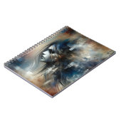 Abstract Meisje Schilderen Notitieboek (Linkerzijde)