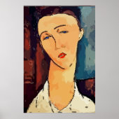 Abstract meisje, voeg of geef tekst Poster toe uit (Voorkant)