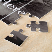 Abstract meisjesportret landschap legpuzzel (Zijkant)