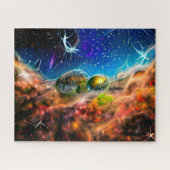 Abstract melkwegstelsel legpuzzel (Horizontaal)