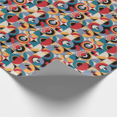 Abstract Memphis: geometrische stijl. Cadeaupapier (Hoek)