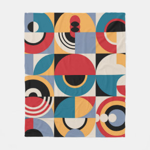 Abstract Memphis: geometrische stijl. Fleece Deken