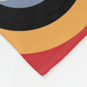 Abstract Memphis: geometrische stijl. Fleece Deken (Hoek)