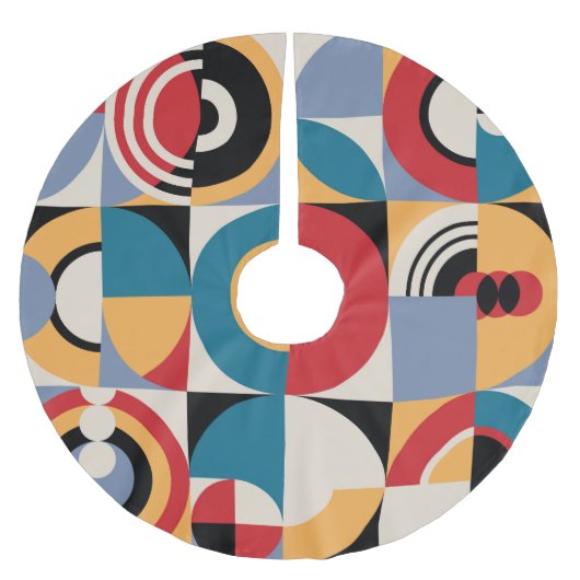 Abstract Memphis: geometrische stijl. Kerstboom Rok (Voorkant)