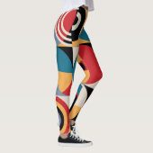 Abstract Memphis: geometrische  stijl. Leggings (Rechts)
