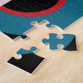 Abstract Memphis: geometrische stijl. Legpuzzel (Zijkant)
