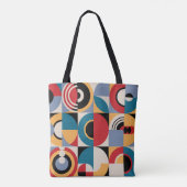 Abstract Memphis: geometrische  stijl. Tote Bag (Achterkant)