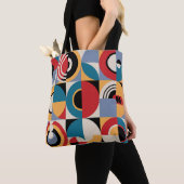 Abstract Memphis: geometrische  stijl. Tote Bag (Dichtbij)
