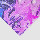 Abstract Mermaid Under the Sea Tissue Paper Tissuepapier (Detail)