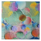 abstract met 3D Tegeltje (Voorkant)