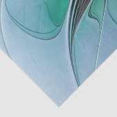 Abstract met blauw, moderne fractale kunst tissuepapier (Detail)