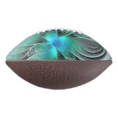 Abstract met blauwe, moderne fractale kunst american football (Gedraaid 90)