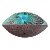Abstract met blauwe, moderne fractale kunst american football (Gedraaid 270)