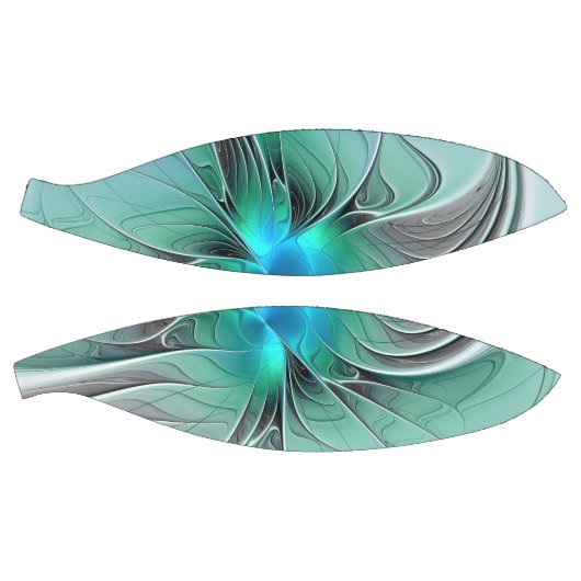 Abstract met blauwe, moderne fractale kunst basketbal (Panelen)