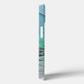 Abstract met blauwe, moderne fractale kunst Case-Mate iPhone case (Achterkant / Rechts)