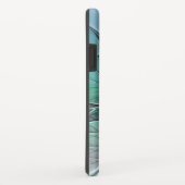 Abstract met blauwe, moderne fractale kunst Case-Mate iPhone case (Achterkant/rechts)