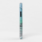 Abstract met blauwe, moderne fractale kunst Case-Mate iPhone case (Achterkant/rechts)