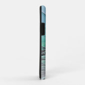 Abstract met blauwe, moderne fractale kunst Case-Mate iPhone case (Achterkant/rechts)