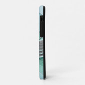 Abstract met blauwe, moderne fractale kunst Case-Mate iPhone case (Achterkant/links)