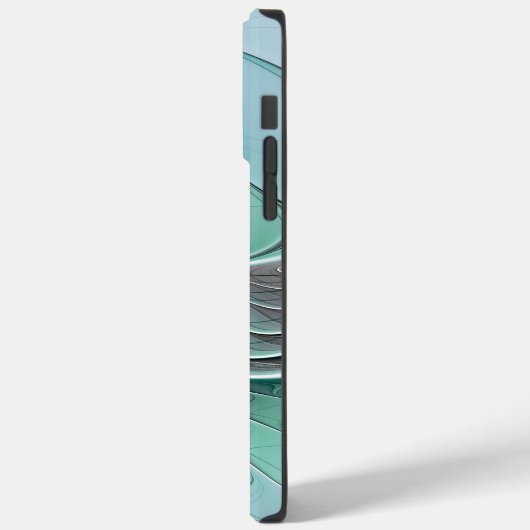 Abstract met blauwe, moderne fractale kunst Case-Mate iPhone case (Achterkant / Links)