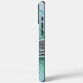 Abstract met blauwe, moderne fractale kunst Case-Mate iPhone case (Achterkant / Links)