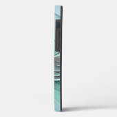 Abstract met blauwe, moderne fractale kunst Case-Mate iPhone case (Achterkant / Links)