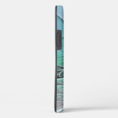 Abstract met blauwe, moderne fractale kunst Case-Mate iPhone case (Achterkant / Rechts)