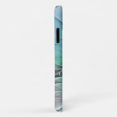 Abstract met blauwe, moderne fractale kunst Case-Mate iPhone case (Achterkant/rechts)