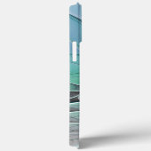 Abstract met blauwe, moderne fractale kunst Case-Mate iPhone case (Achterkant / Rechts)