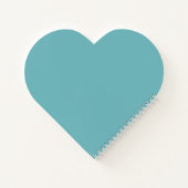 Abstract met blauwe, moderne fractale kunst notitieboek (Achterkant)