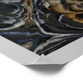 Abstract met boomschors poster (Hoek)