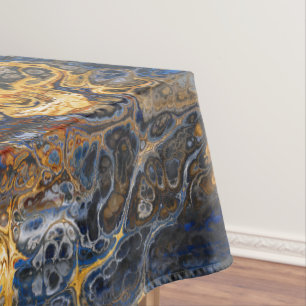 Abstract met boomschors tafelkleed