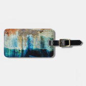 Abstract met foto's van Rocks National Lakeshore Bagagelabel (Voorkant horizontaal)