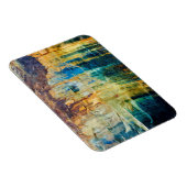 Abstract met foto's van Rocks National Lakeshore Magneet (Rechterzijde)