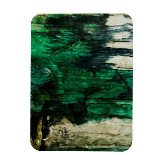 Abstract met foto's van Rocks National Lakeshore Magneet (Verticaal)