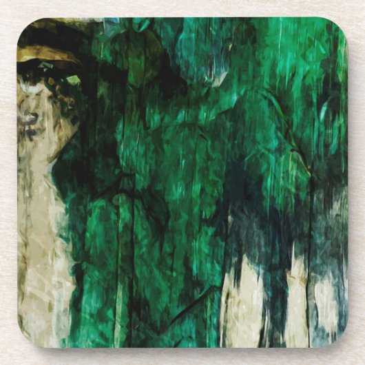 Abstract met foto's van Rocks National Lakeshore Onderzetter (Voorkant)