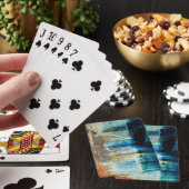 Abstract met foto's van Rocks National Lakeshore Speelkaarten (Insitu)