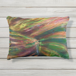 Abstract met meerdere kleuren buitenkussen