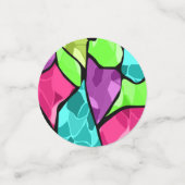 Abstract met meerdere kleuren confetti (Kleine voorkant)